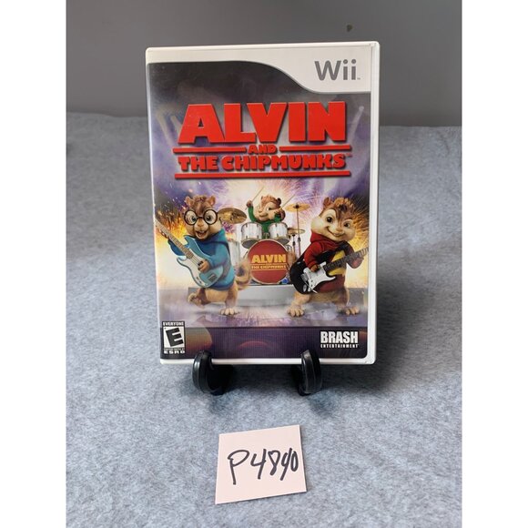 Alvin And The Chipmunks Wii Game Complete 2008 Manual & Case - Picture 4 of 5